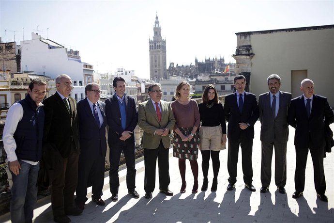 Presentación del Derbi de las Aficiones del Betis y el Sevilla