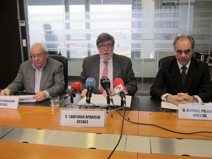 Horacio Sansegundo, Santiago Aparicio y Rafael Pizarro.