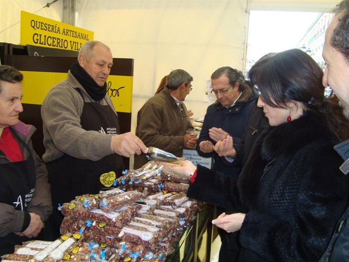 Clemente, en la carpa Tierra de Sabor