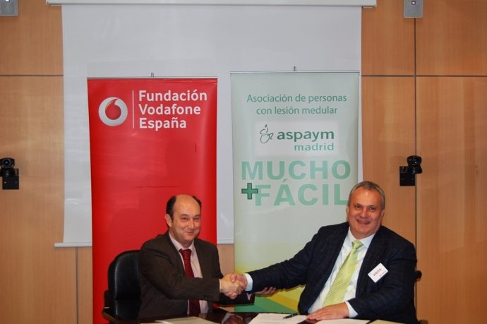 Acuerdo Fundación Vodafone España y Aspaym-Madrid