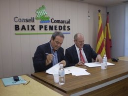 Acto público en el Consejo Comarcal del Baix Penedès