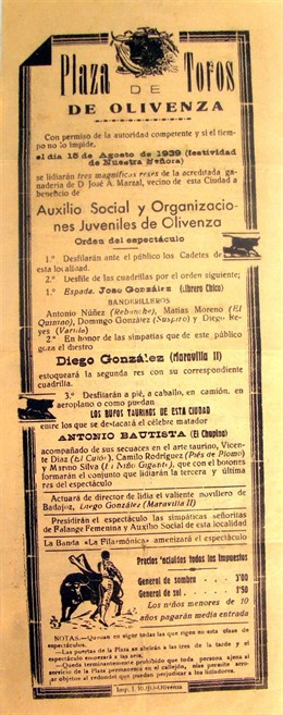 Cartel taurino