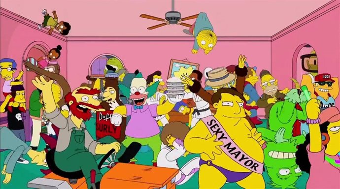 Los Simpson hacen el 'Harlem Shake'