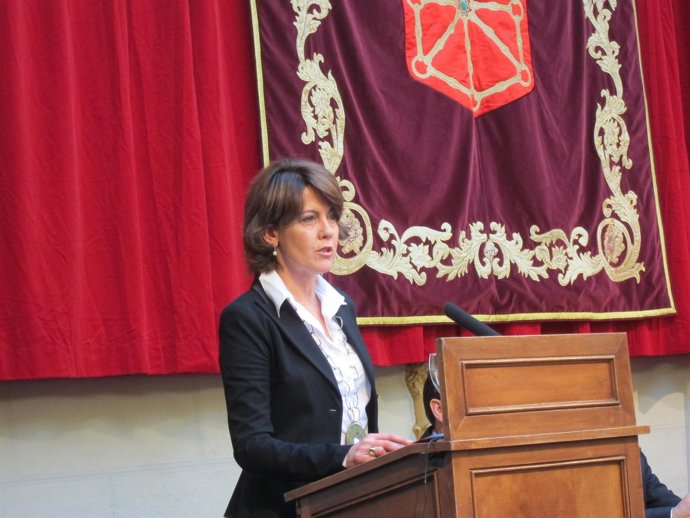 La presidenta del Gobierno de Navarra, Yolanda Barcina