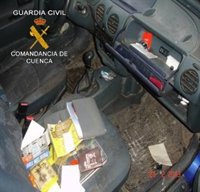 Detenidas tres personas por robar diversos objetos de seis turismos en Mota del Cuervo (Cuenca)