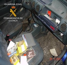 Suceso Mota del Cuervo (Cuenca) robo coches