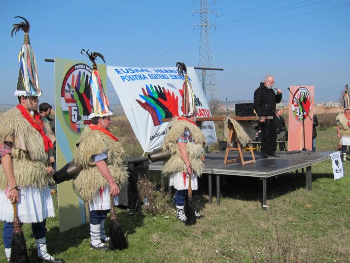 Concentración en la cárcel de Logroño