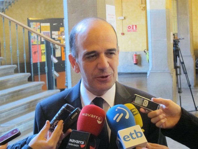 El presidente del Parlamento de Navarra, Alberto Catalán.