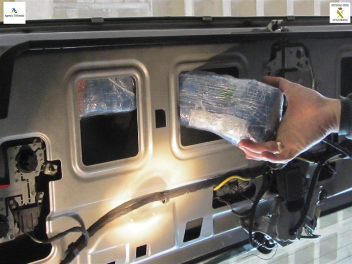 Droga encotnrada en el vehículo