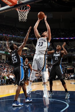Marc Gasol, Memphis Grizzlies - Orlando Magic