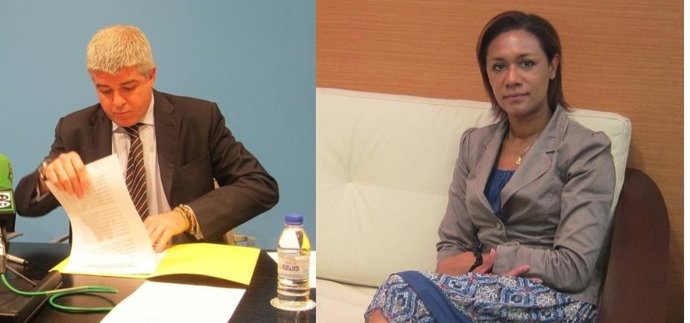 José López Jaraba y Lola Johnson