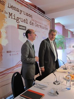 Martín F.Antolín (I) y Jesús Posada (D)