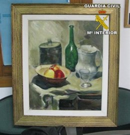 Cuadro sustraído en una vivienda en la urbanización de Son Verí