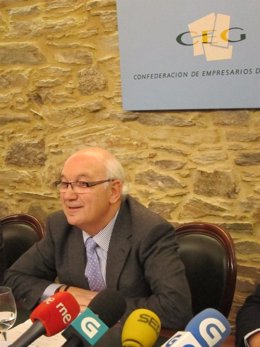 El presidente de la CEG, Antonio Fontenla