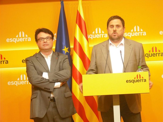 Oriol Junqueras y Joan Josep Nuet