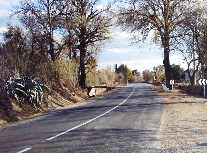 Finalizadas las obras de reparación de la carretera autonómica RM-D10, en Lorca
