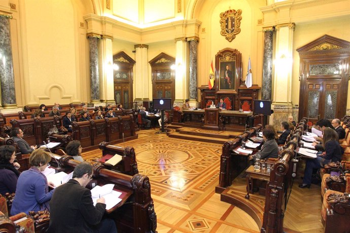 Pleno municipal del Ayuntamiento de A Coruña