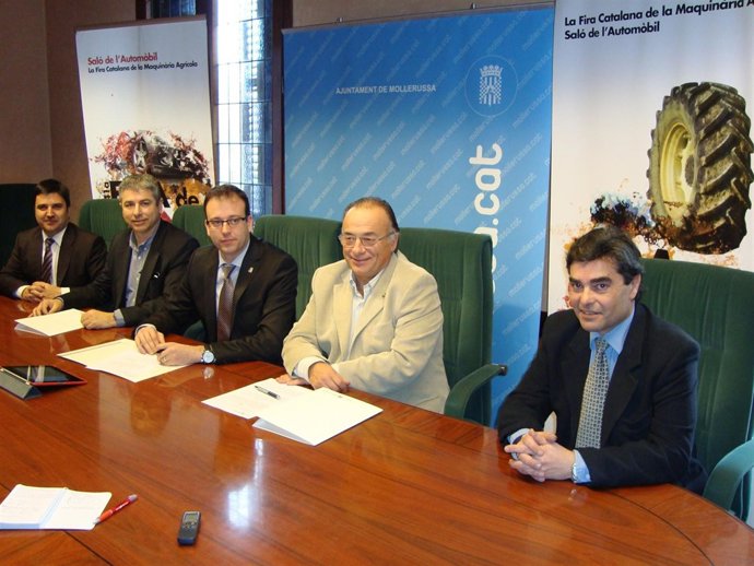 P.Segarra, A.Esteve, M.Solsona, E.Abella y P.Pelegrí