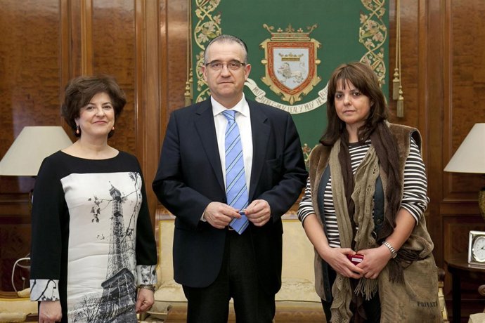 Ana Lezcano, Enrique Maya y María Oliván.