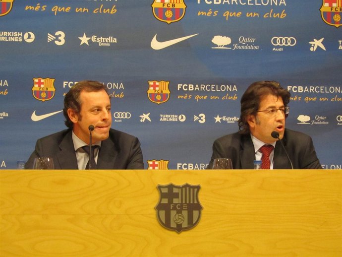 Sandro Rosell y Santi Freixa