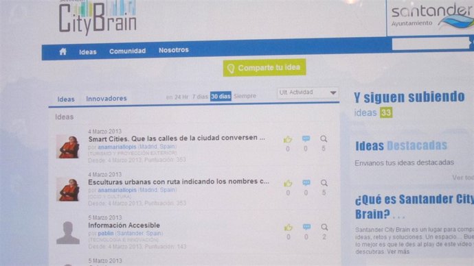 Santander City Brain