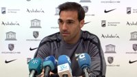 Fútbol.- Jesús Gámez (Málaga): "No podemos descuidar la Liga, vamos a hablar del Valladolid"