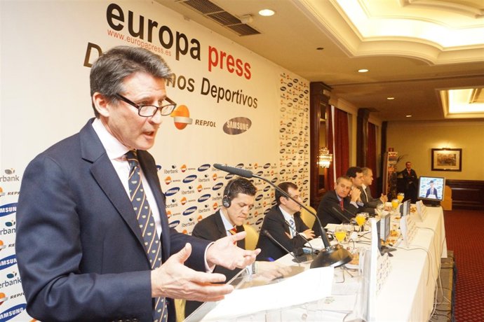 Sebastian coe  desayunos europa press