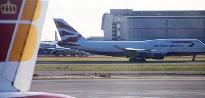 Avión de Iberia y British Airways