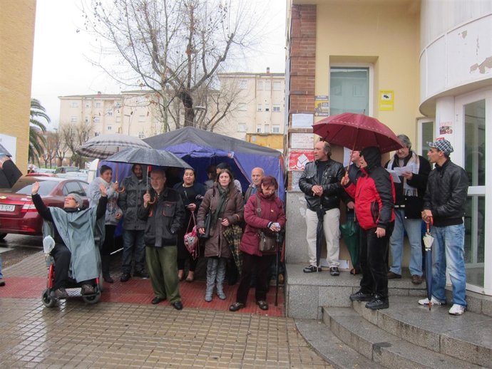 Manifestación en el Campamento Dignidad