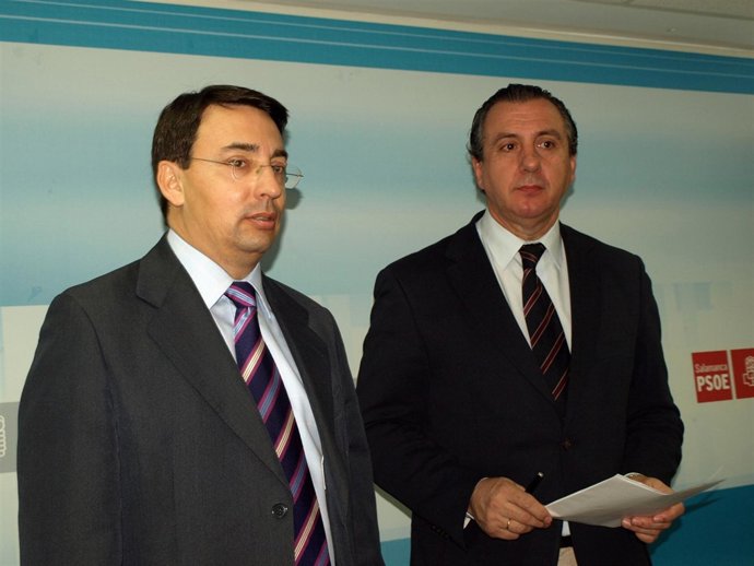 Fernando Pablos (izq)  y Toribio Plaza.