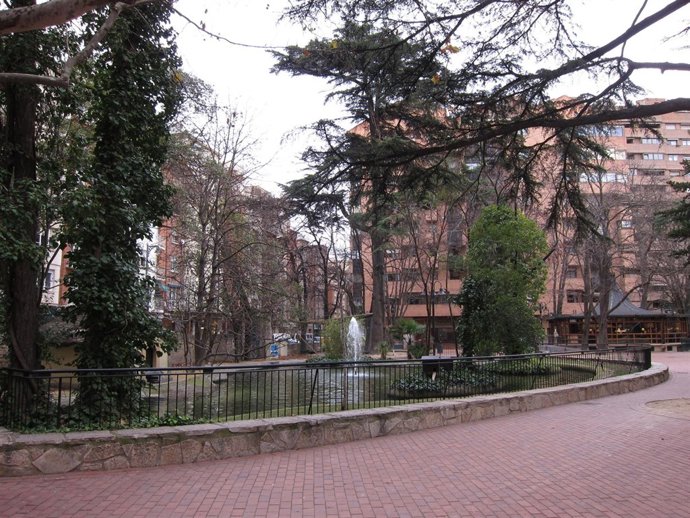 Una Imagen De Árboles Y Arbustos En El Parque Del Carmen