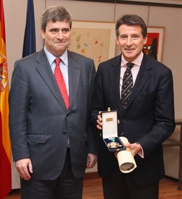 Miguel Cardenal y Sebastian Coe