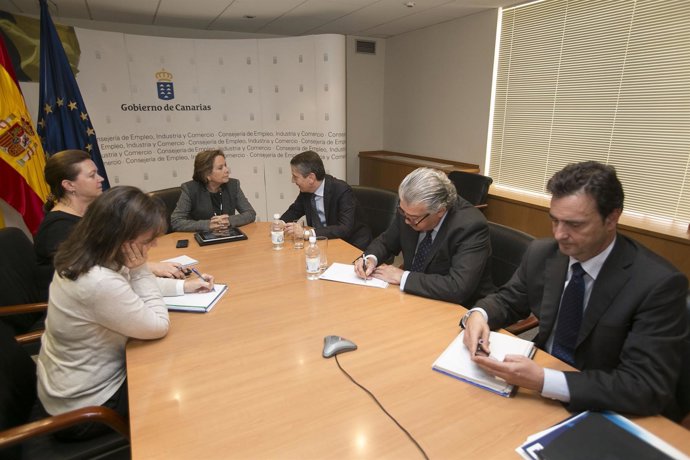 Luengo, en la reunión con Endesa