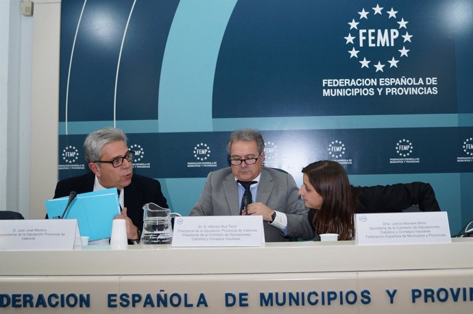 Juan José Medina, Alfonso Rus y Letizia Morales