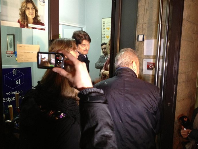 Oriol Pujol antes de presidir la junta de CDC en Sant Cugat