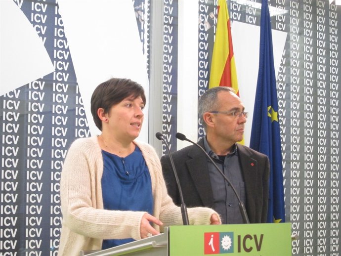 Laia Ortiz, Joan Coscubiela (ICV)
