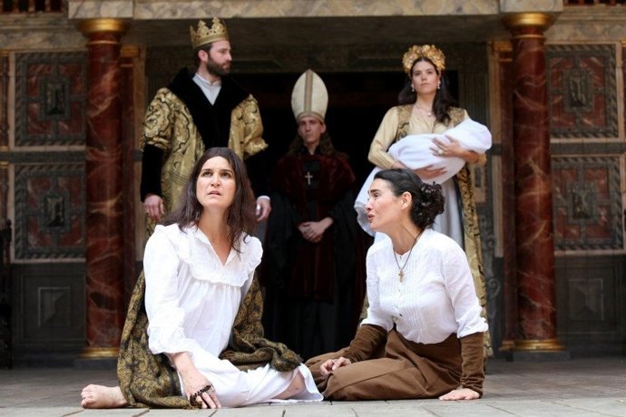 Una imagen del montaje de 'Enrique VIII' de Shakespeare