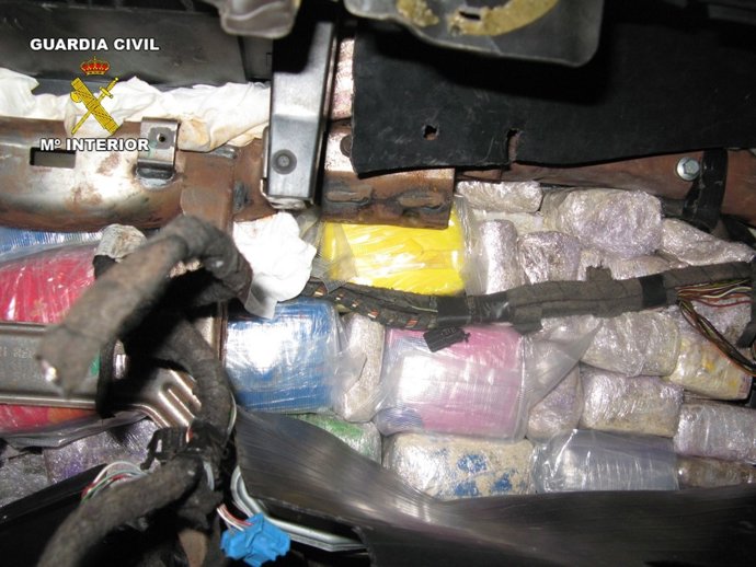 Droga en un vehículo