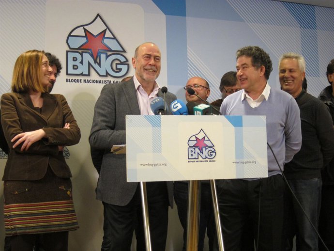 Paco García y Miguel Anxo Fernández Lores, en rueda de prensa