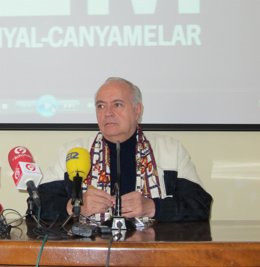 José Luis Moreno durante la rueda de prensa