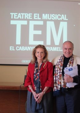 Beneyto y Moreno en la presentación de la programación de El Musical
