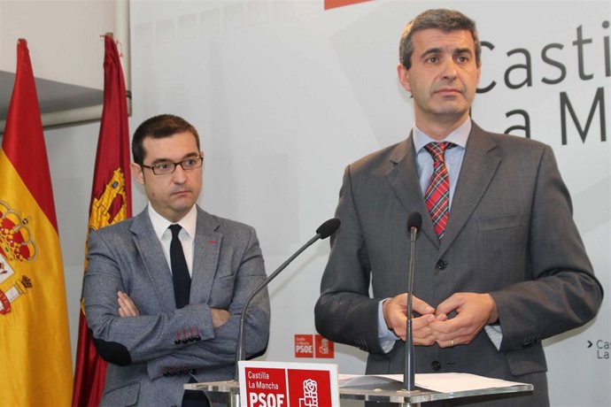 Dirigentes del PSOE de Toledo en rueda de prensa