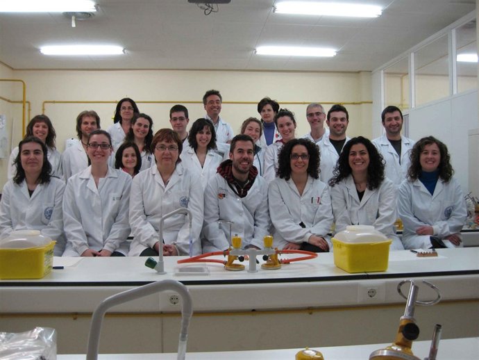 Uno de los grupos de investigación becados por este programa de CAI