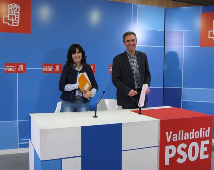 Rueda de prensa del PSOE de Valladolid sobre políticas de Igualdad