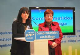 Margarita del Cid y Antonia Ruiz Oliva PP Málaga diputada