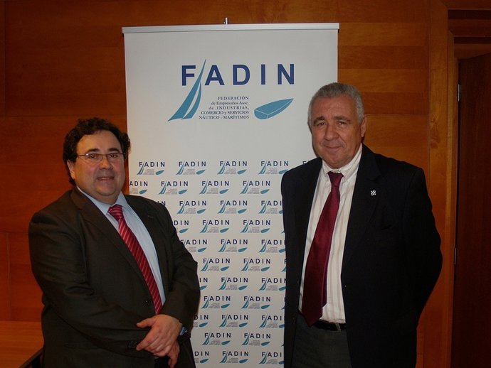El secretario general de Fadin, Miquel Guarner y su presidente, Carlos Rico