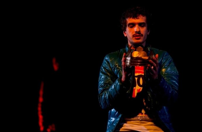 Una escena de la obra de teatro 'Yo era Hamlet'