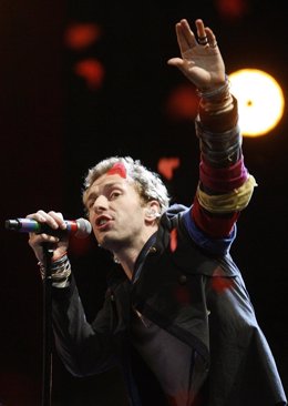 Cantante de la banda Coldplay Chris Martin