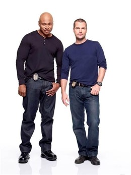 Chris O'Donnell y LL Cool J en NCIS Los Ángeles