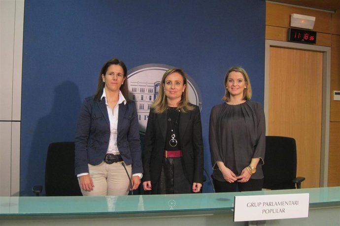 Maria José Bauzá, Mabel Cabrer y Marga Prohens